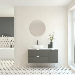 Pack GEBELIN + lavabo + miroir rond