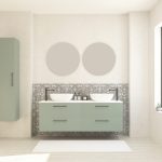 Pack GAUVIN + lavabo + miroir rond