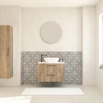 Pack GAUVIN + lavabo + miroir rond