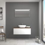 Pack Indre con lavabo y espejo LED