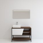Pack Iron Rennes avec lavabo et miroir LED