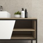 Pack Iron Rennes avec lavabo et miroir LED