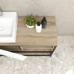 Pack Iron Rennes avec lavabo et miroir LED