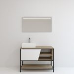 Pack Iron Rennes avec lavabo et miroir LED