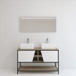Pack Iron Rennes avec lavabo et miroir LED