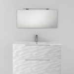 Pack Iroise avec deux fenêtres, lavabo, miroir et spot LED