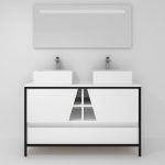 Pack Iron Rennes Plus avec lavabo et miroir LED