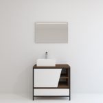 Pack Iron Rennes avec lavabo et miroir LED