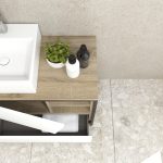 Pack Iron Rennes avec lavabo et miroir LED