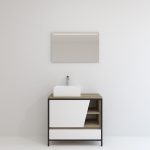 Pack Iron Rennes avec lavabo et miroir LED