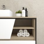 Pack Iron Rennes avec lavabo et miroir LED