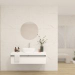 Pack LAVOISIER + lavabo + miroir rond
