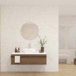 Pack LAVOISIER + lavabo + miroir rond