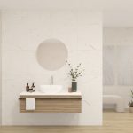 Pack LAVOISIER + lavabo + miroir rond