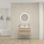 Pack MOLIÈRE + lavabo + miroir rond avec LED