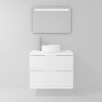 Pack MARONNE + vasque + miroir LED