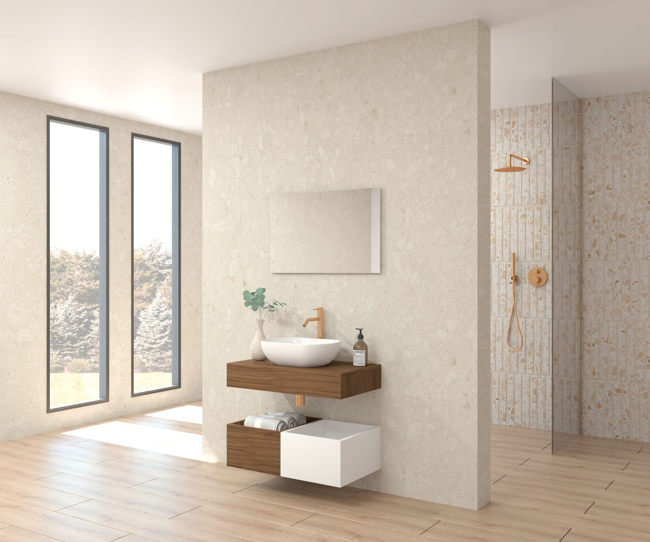 Pack POINCARÉ + vasque + miroir simple