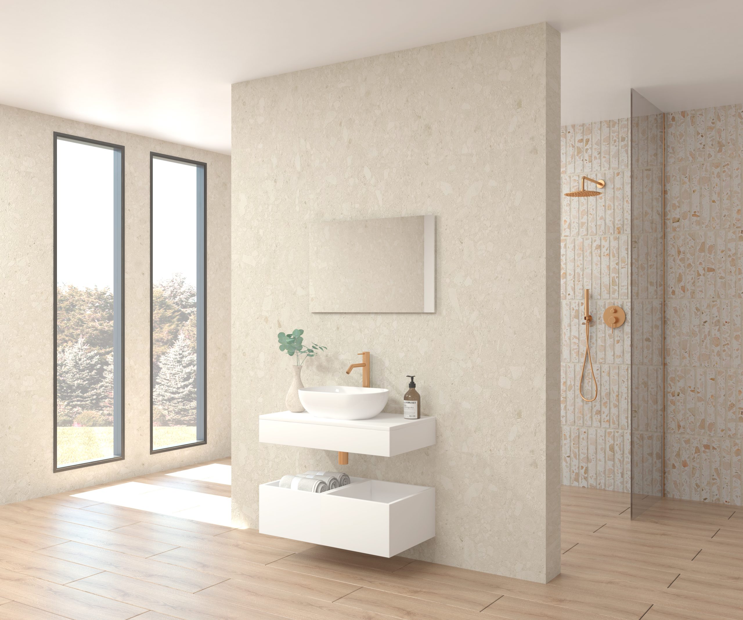 Pack POINCARÉ + vasque + miroir simple