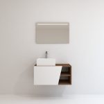 Pack Rennes avec lavabo et miroir LED