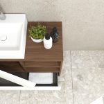 Pack Rennes Plus avec lavabo et miroir LED