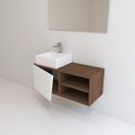 Pack Rennes avec lavabo et miroir LED