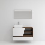 Pack Rennes Plus avec lavabo et miroir LED