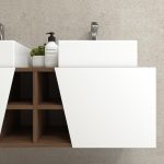 Pack Rennes avec lavabo et miroir LED