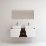Pack Rennes avec lavabo et miroir LED