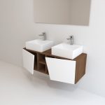Pack Rennes avec lavabo et miroir LED