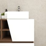 Pack Rennes Plus avec lavabo et miroir LED