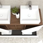 Pack Rennes Plus avec lavabo et miroir LED