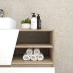 Pack Rennes Plus avec lavabo et miroir LED