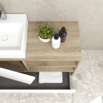 Pack Rennes Plus avec lavabo et miroir LED