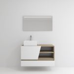 Pack Rennes Plus avec lavabo et miroir LED