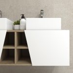 Pack Rennes avec lavabo et miroir LED