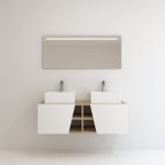 Pack Rennes avec lavabo et miroir LED