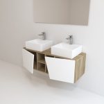 Pack Rennes avec lavabo et miroir LED