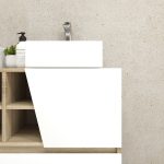 Pack Rennes Plus avec lavabo et miroir LED