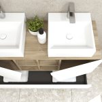 Pack Rennes Plus avec lavabo et miroir LED