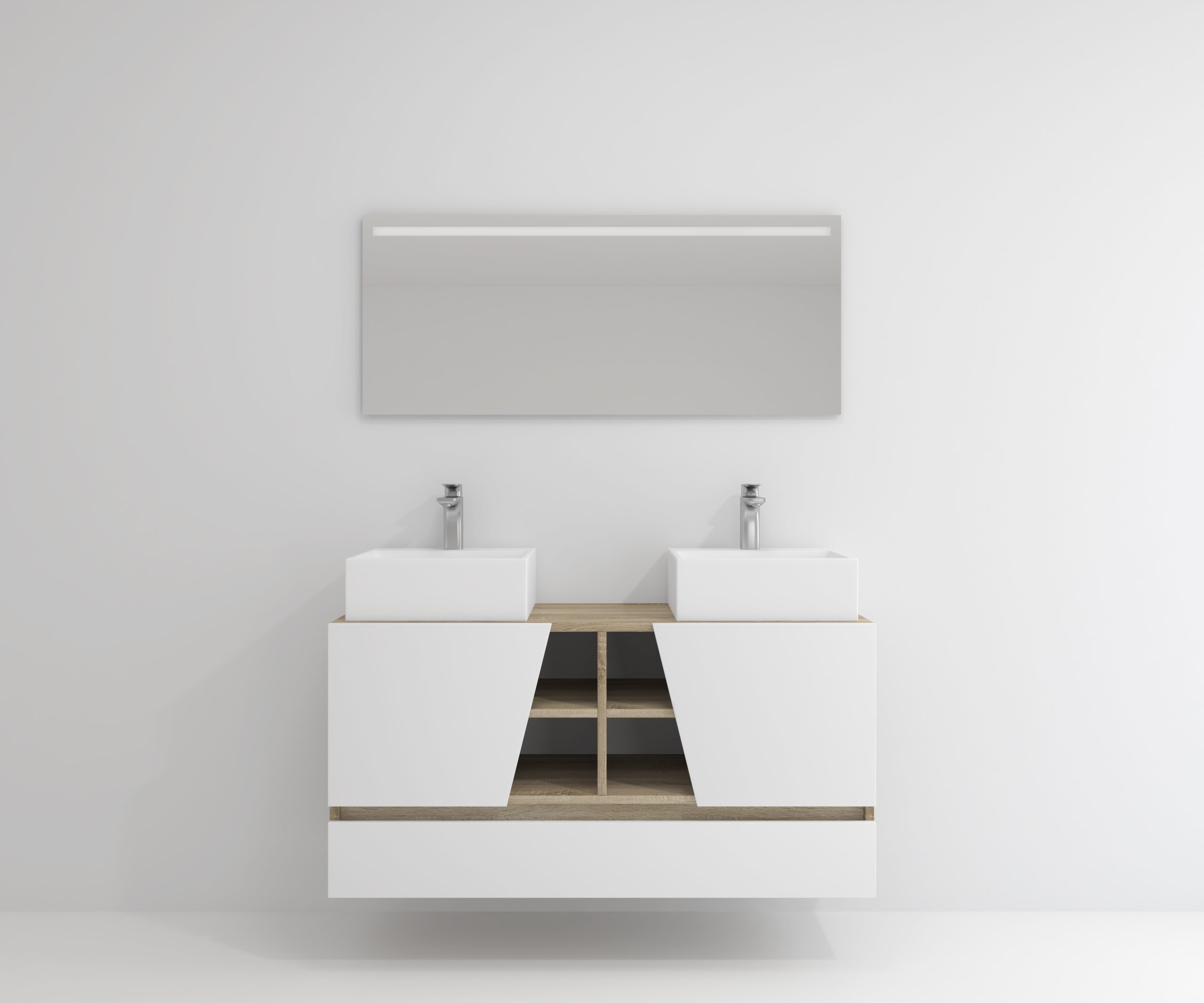 Pack Rennes Plus avec lavabo et miroir LED