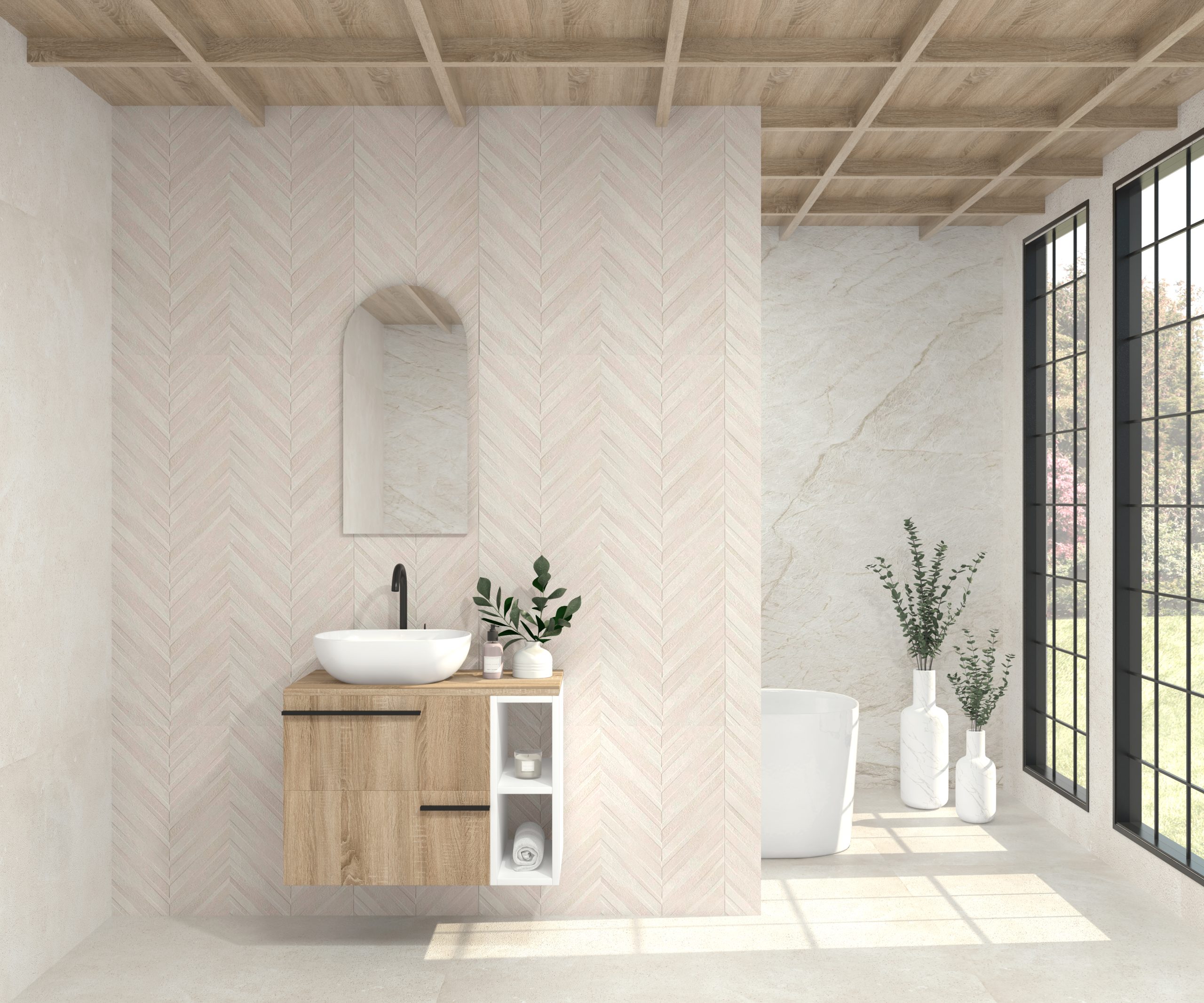 Pack SABINE + lavabo + espejo alma