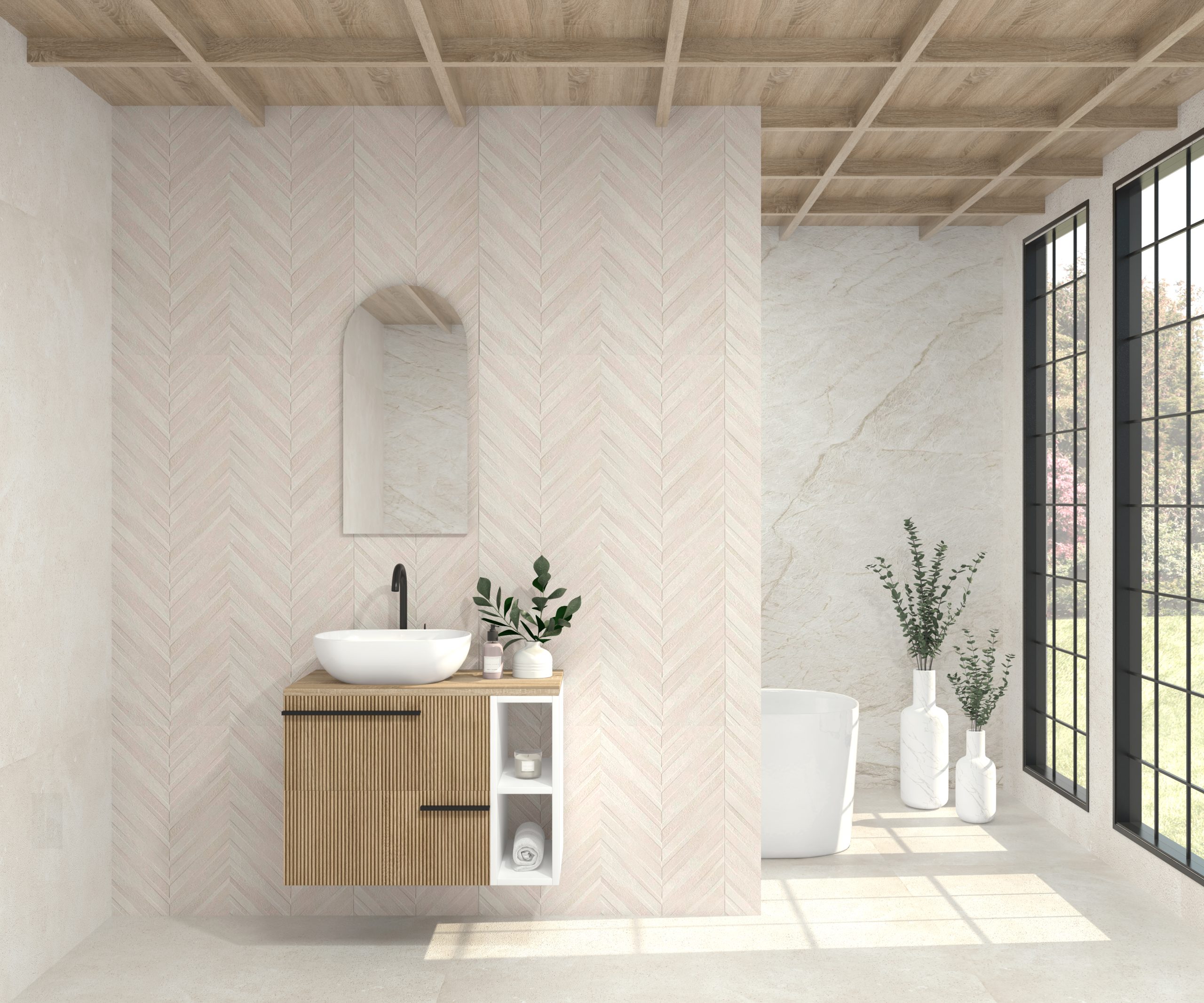 Pack SABINE + lavabo + espejo alma