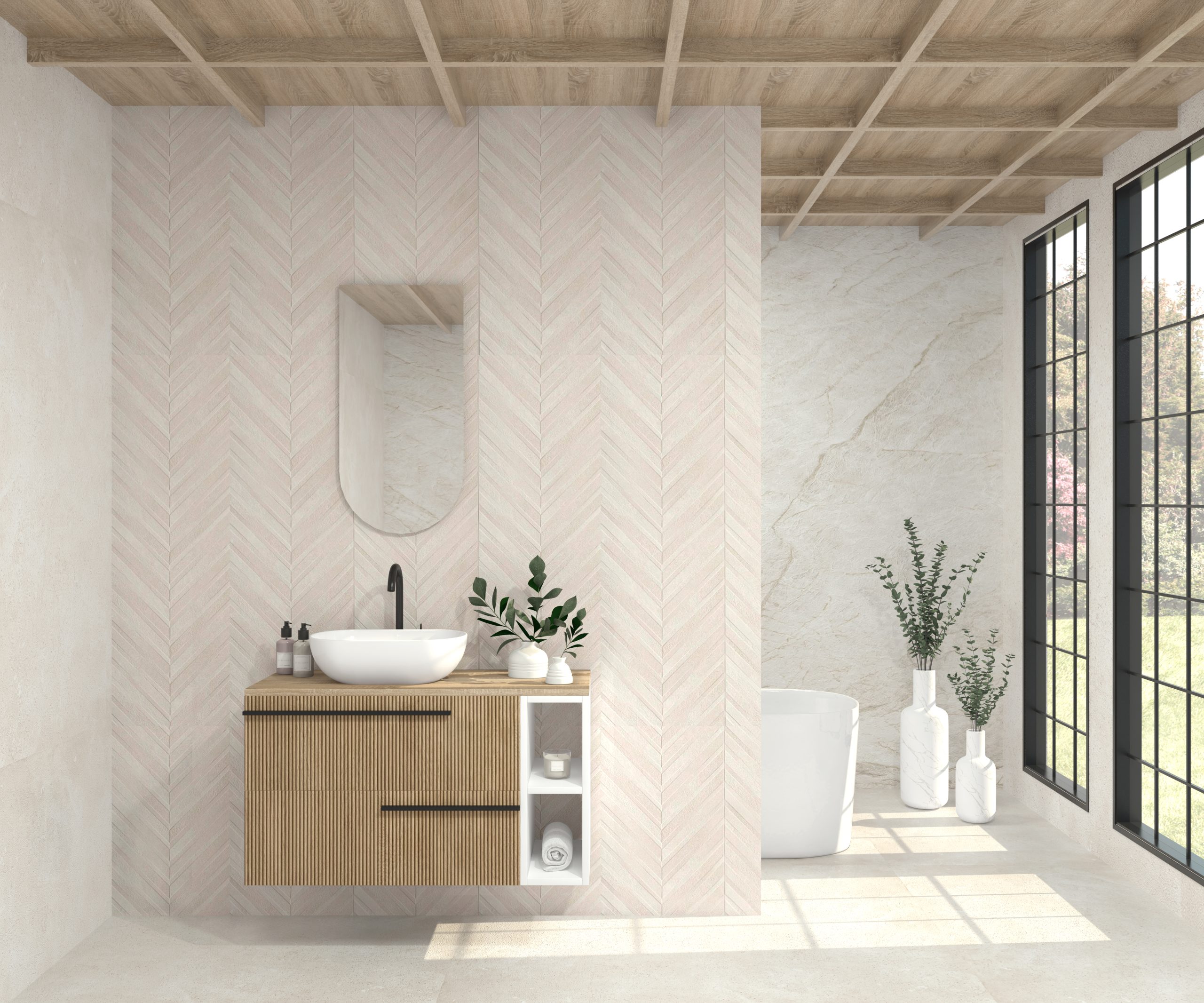 Pack SABINE + lavabo + espejo alma