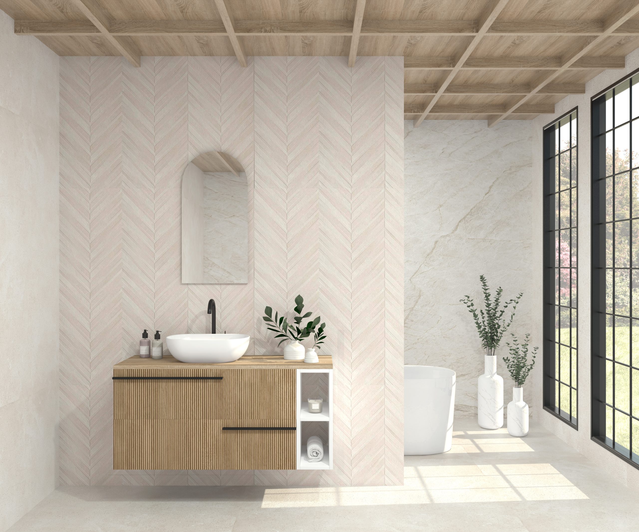 Pack SABINE + lavabo + espejo alma