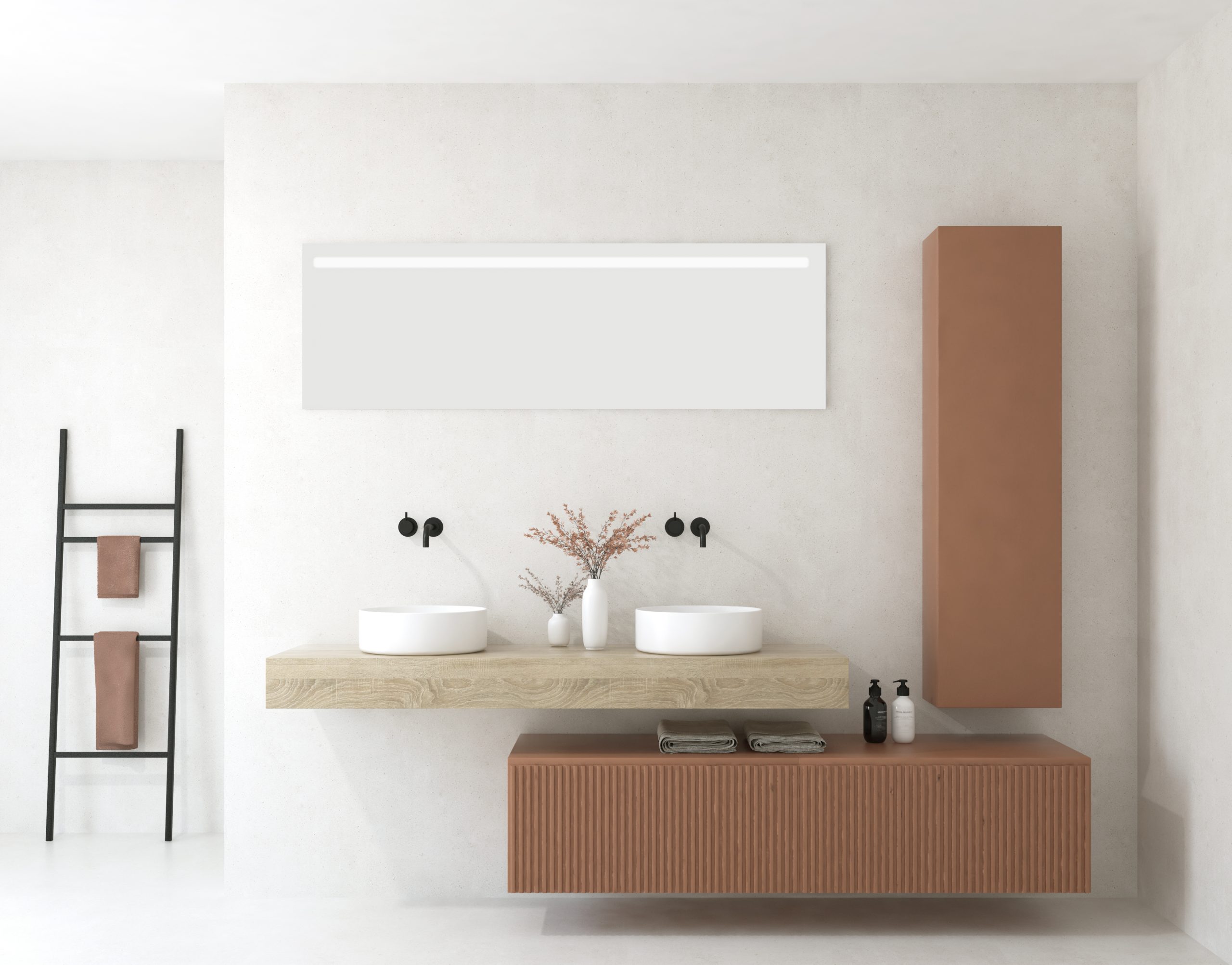 Pack SIAGNE + vasque + miroir LED