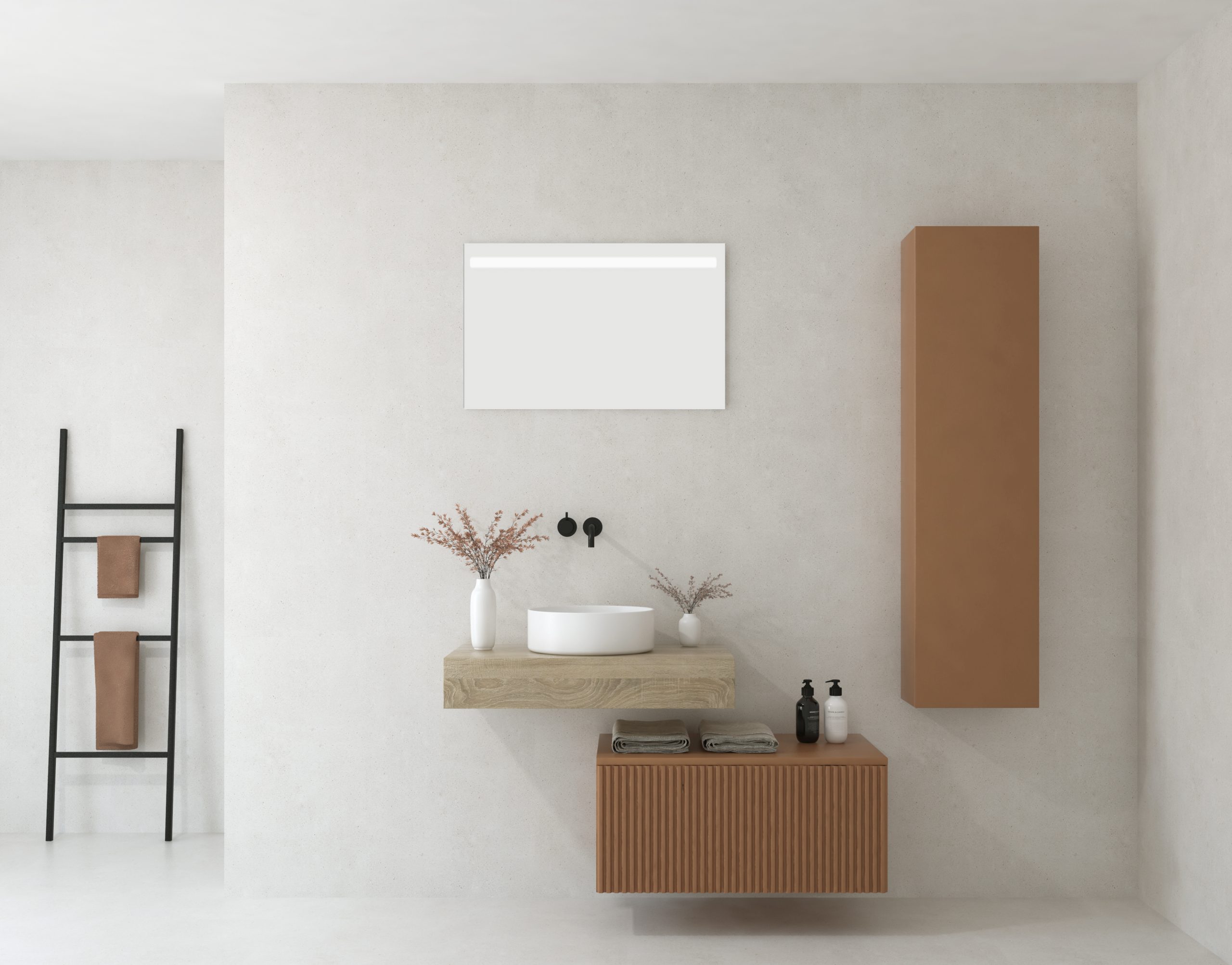 Pack SIAGNE + vasque + miroir LED