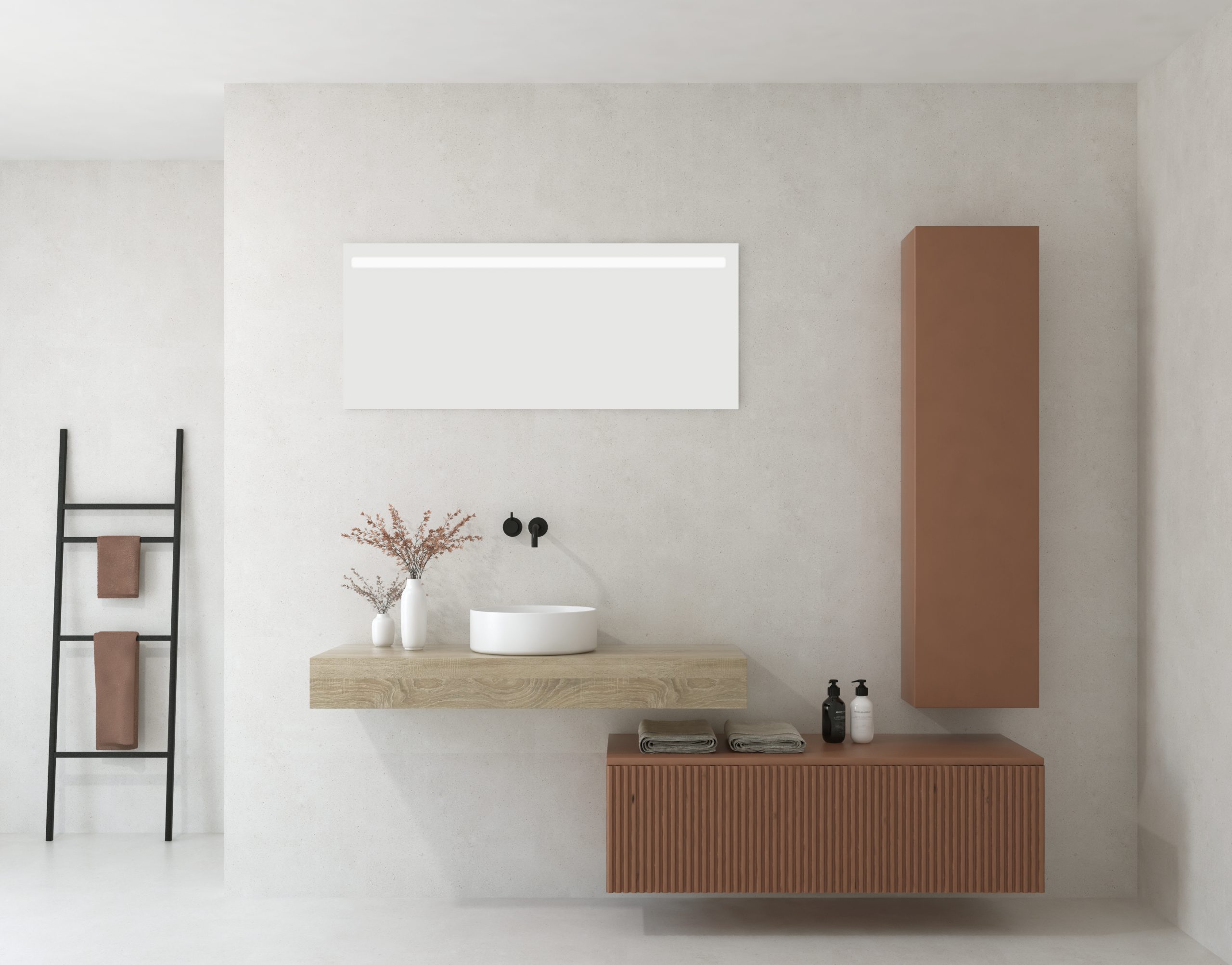 Pack SIAGNE + vasque + miroir LED