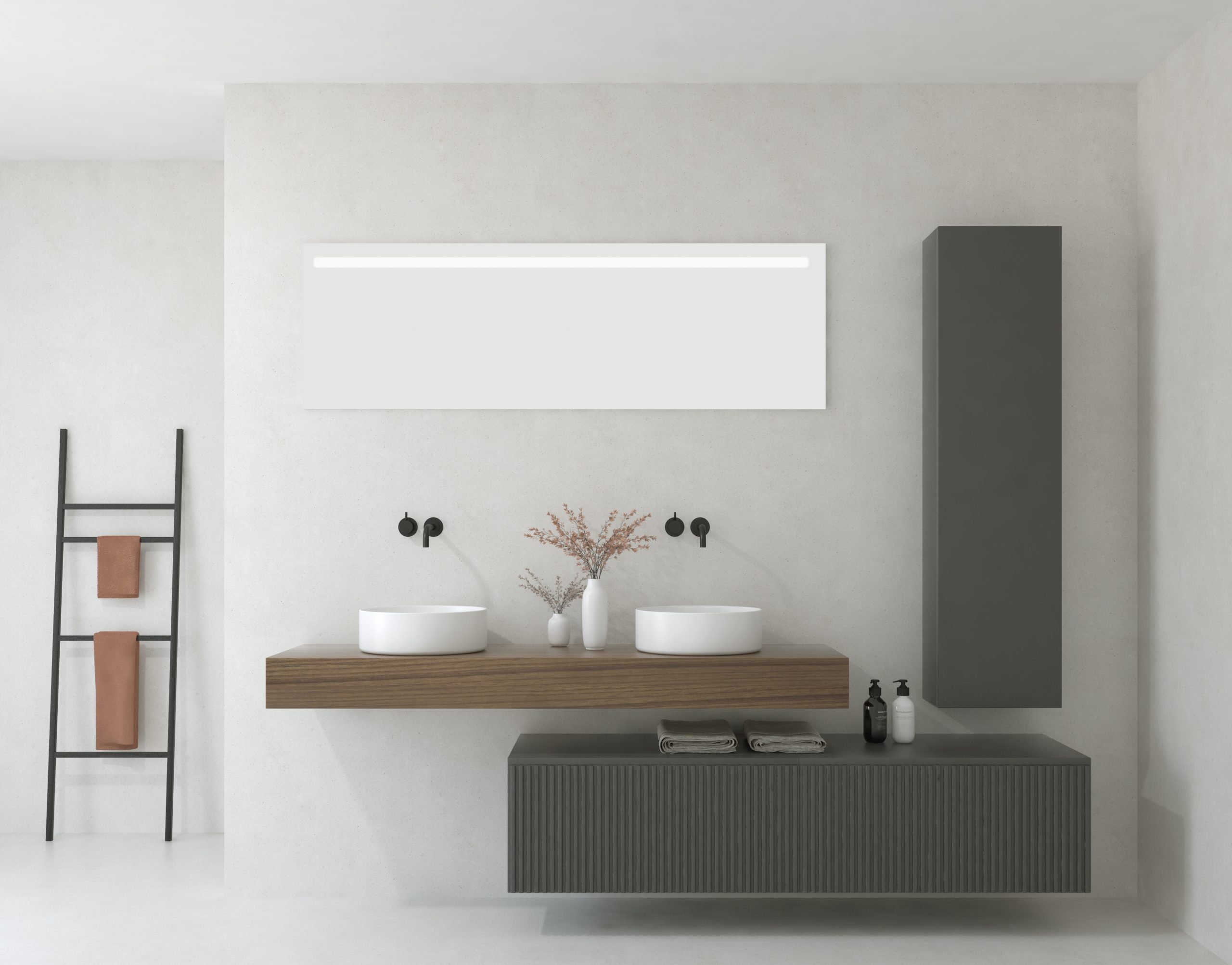 Pack SIAGNE + vasque + miroir LED