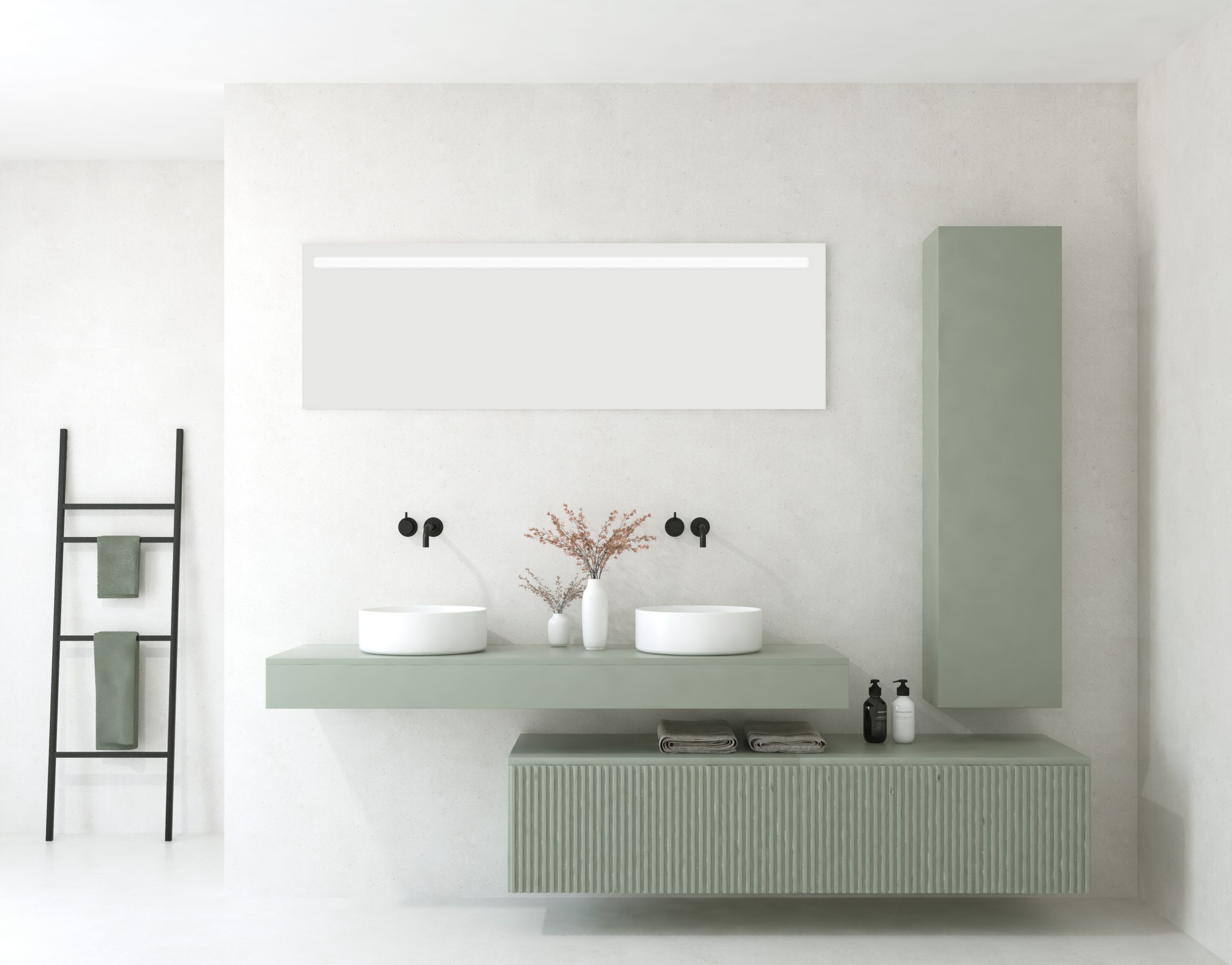 Pack SIAGNE + vasque + miroir LED