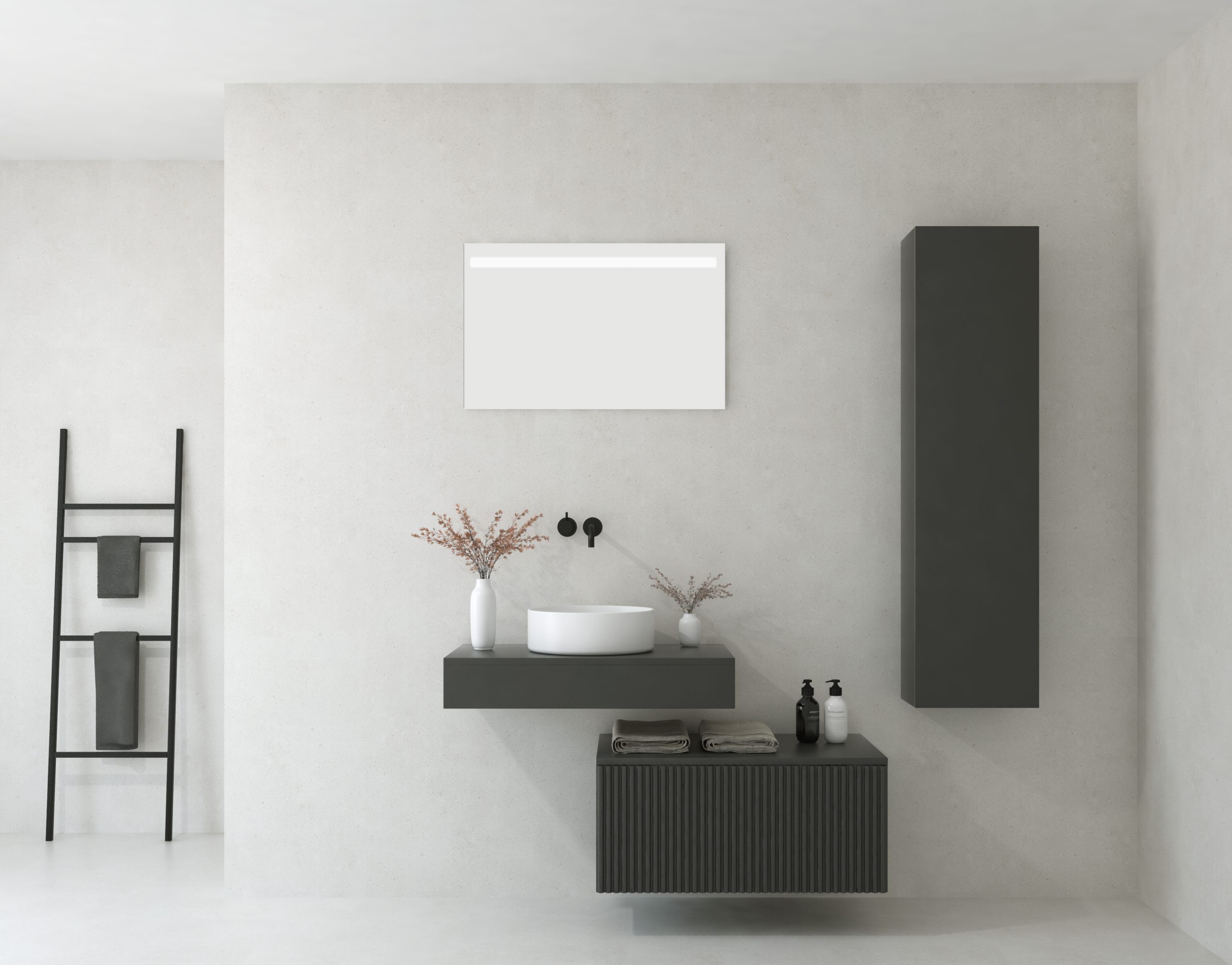 Pack SIAGNE + vasque + miroir LED